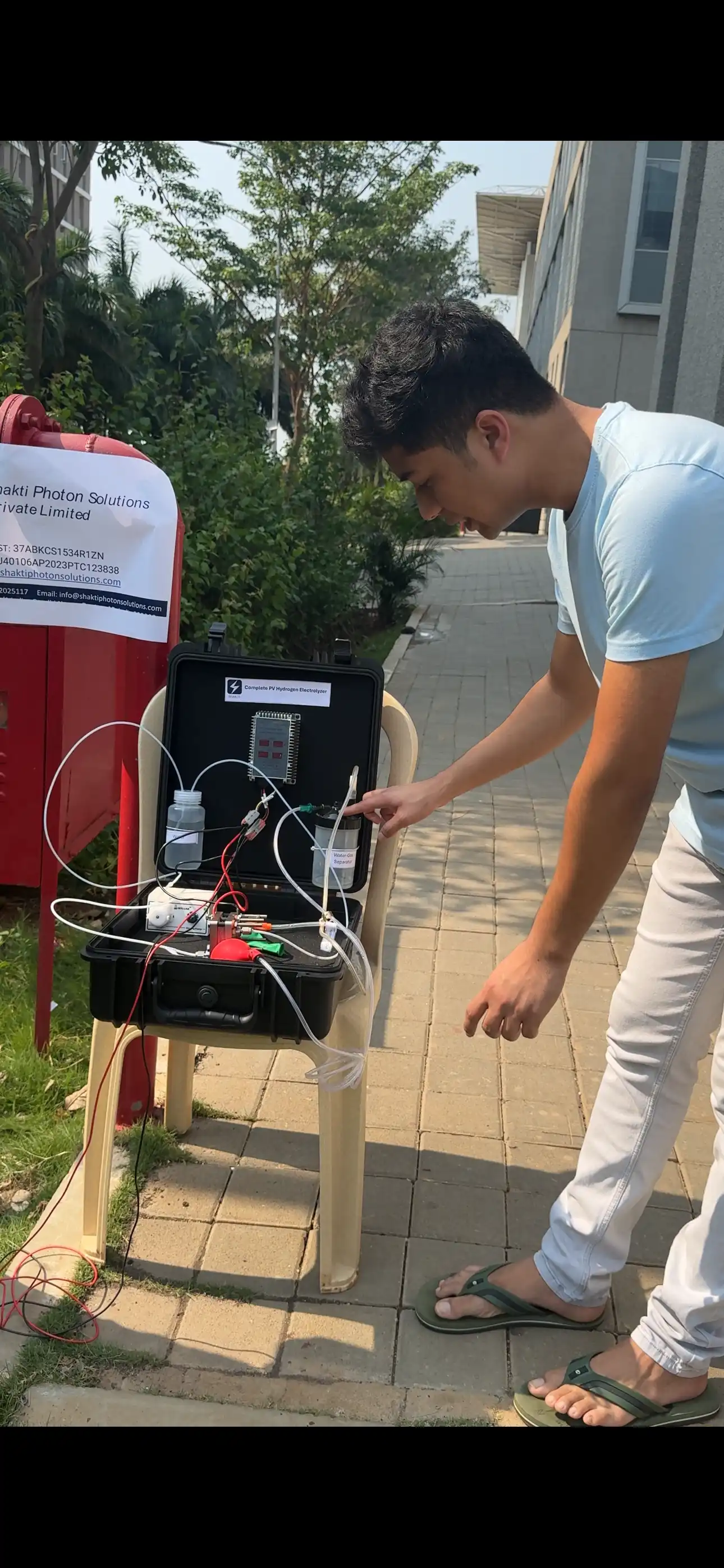 Filling Balloon with Hydrogen